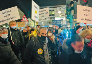 Die zwei Seiten einer Demonstration