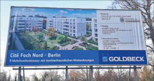 Bund baut in der Cité Foch